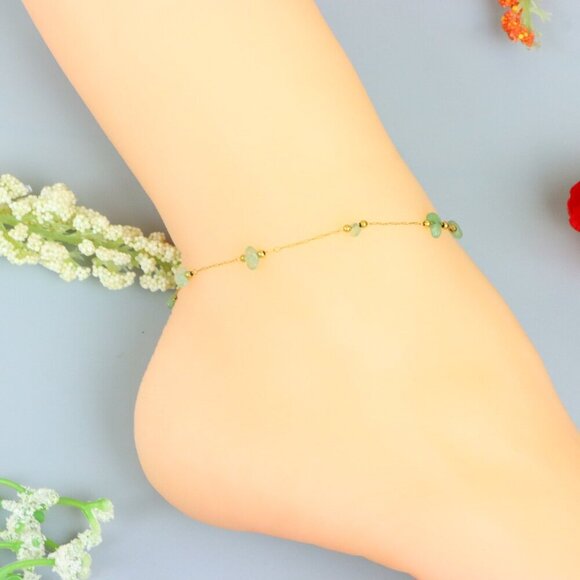 "Handmade Anklet – A Stylish Choice for Women, Thoughtful Gift Idea, EVCH1043 - Picture 11 of 12